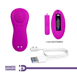 Вібростимулятор PRETTY LOVE ZICO, Wireless remote control Memory function 10 vibration functions PRETTY LOVE BW-022101W 102053 - мініатюра 7