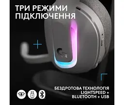 Навушники бездротові Logitech гарнітура ігрові G522 LightSpeed Wireless Gaming Headset білі (981-001550) - мініатюра 8