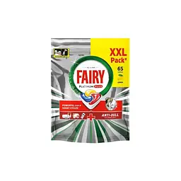 Таблетки для посудомийних машин Fairy Platinum Plus All in One Lemon 65 шт. (8006530115575) - мініатюра 1