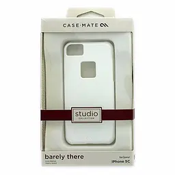 Чохол протиударний Case-Mate Barely There для iPhone 5C White - мініатюра 2