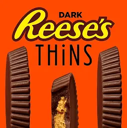Шоколадні цукерки Reese's Thins Dark Chocolate Peanut Butter Cups 341г - мініатюра 5