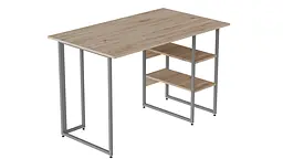 Комп'ютерний стіл Ferrum-decor Кевін 75x120x60 сірий ДСП Дуб Сан-Марино 16мм (FRD-101722) - мініатюра 7