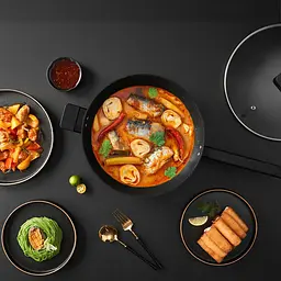 Антипригарна сковорода Xiaomi ZHIWUZHU cooking non-stick wok Mijia custom (MJCG0130) - мініатюра 9