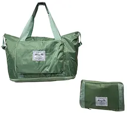 Дорожня сумка-лоукост 40×30×20 см 6100 колір зелений - мініатюра 7