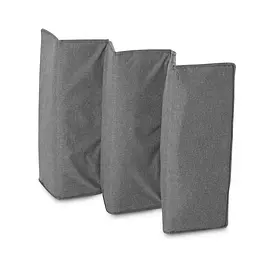 Дитячий манеж на колесах від народження до 3 років Noemi 1 Layer Cool Grey Star Lorelli Сірий - мініатюра 5