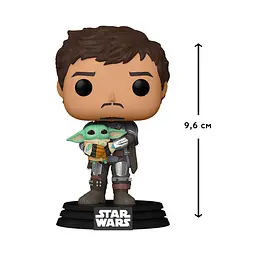 Ігрова фігурка Funko Pop, Мандолорець з Грогу, 9,6 см (54525) - мініатюра 2