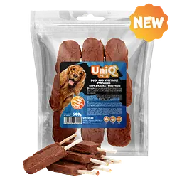 Ласощі для собак UniQ PETS Ескімо з качки та овочів, 500 г