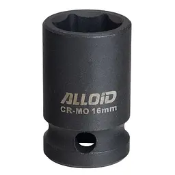 Торцева головка ударна 1/2"DR, 16 мм. Alloid. GU-50116
