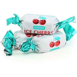 Цукерки глазуровані Roshen Ice Cherry з вишнею 1 кг - мініатюра 2