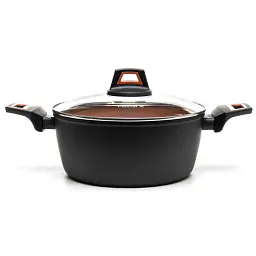 Каструля Hölmer кована з кришкою CR-1325-SBMCL Carrot 2,5 л (CR-1325-SBMCL Carrot)