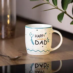 Чашка порцелянова HAPPY HOLIDAYS DAD 450 мл для тата Liling Rongxiang Ceramic RX-N240278HD - мініатюра 9