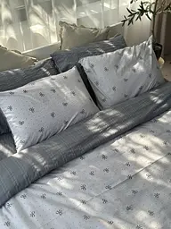 Постільна білизна євро Dushka Home Муслін 41043 200х220 см - мініатюра 4