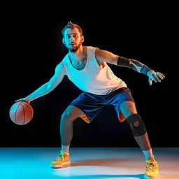 Еластичний бандаж на коліно Kosmodisk Knee Support, Фіксатор колінного суглоба, Наколінник, Чорний (6967549418) - мініатюра 8