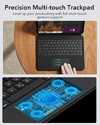 Чохол з клавіатурою та трекпадом ESR для iPad Air 13 дюймів (M3/M2, 2025/2024), магнітна знімна клавіатура з клавішами - мініатюра 8