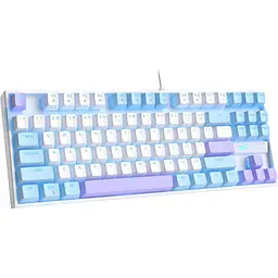 Клавіатура MageGee MK-Star Red Switch Blue/White (6971969721371-UA)
