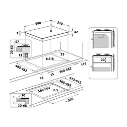 Варочная поверхность Whirlpool GOA6425/NB1 - миниатюра 2