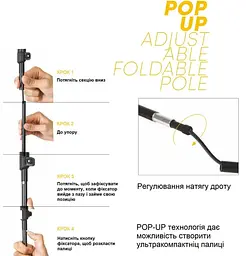Трекінгові палиці Vipole Fuji 130 DLX (S25 41) (DAS303464) - мініатюра 2