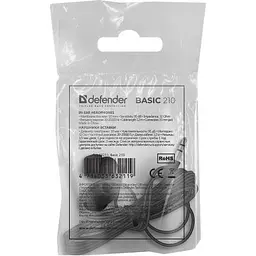Навушники Defender Basic 210 Black (63211) - мініатюра 2