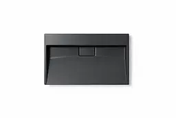 Умивальник VBI Este підвісний без отвору під змішувач 70x46 см black VBI-019912 - мініатюра 3
