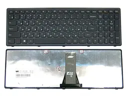Клавіатура для LENOVO IdeaPad G500s, G505s, S500, S510p, Z510, Flex 15, 15D (RU Black з рамкою). Оригінал.