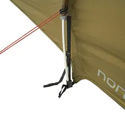 Намет Nordisk Halland 2 PU (2.0) Dark Olive Green (10921206) - мініатюра 10