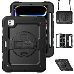 Чохол ArmorStandart Panzer для iPad Pro 11 2025/2024 Black - мініатюра 4