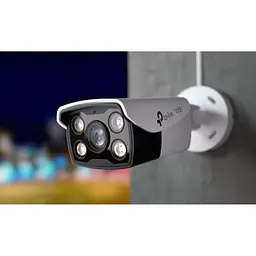 IP-камера TP-Link VIGI C340-2.8, PoE, 4Мп, 2.8мм, H265+, IP66, Bullet, кольорове нічне бачення, зовнішня - мініатюра 2