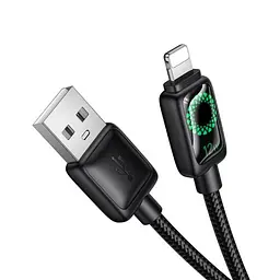 Кабель HOCO U146 Mundo charging data cable iP 1,2m. Чорний