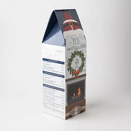 Чайний Адвент-Календар Tea Santa is камін - мініатюра 3