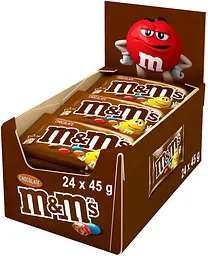 Упаковка драже M&M's шоколад 24 шт x 45 г