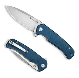 Ніж складаний Sencut Skarnax S24025-3 синій Micarta