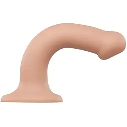 Насадка для страпона Strap-On-Me Dual Density Dildo Flesh M - мініатюра 2