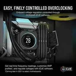 Модуль пам'яті Corsair DDR5 32GB (2x16) Vengeance 6400Mhz EXPO/XMP Grey (CMK32GX5M2B6400Z36) - мініатюра 5