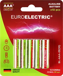 Батарейки Euroelectric AAA LR03 1,5V, 10 шт. - мініатюра 5