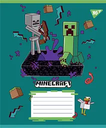 Тетрадь YES 18арк.# /767579/ Minecraft Heroes (25/400) упаковка 25 шт - мініатюра 5