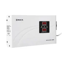 Стабілізатор REAL-EL Stab Slim-1000 Білий - мініатюра 7