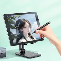 Стилус Hoco GM111 Cool Dynamic series 3in1 Passive Universal Capacitive Pen Black - мініатюра 4