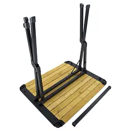 Складний стіл Bo-Camp Maryland M 80x63 cm Bamboo Brown (1404643) - мініатюра 7