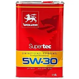 Автомобільна моторна олива WOLVER Supertec 5W-30 5л 4260360941399