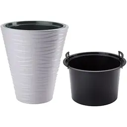 Горщик для квітів Form-Plastic Sahara-30 14.6 л сірий (2720-055)