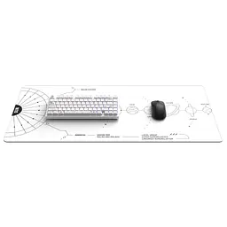 Килимок для мишки Dark Project Terra Nova XL White (DPMP_NOVA_WHITE_XL) - мініатюра 5