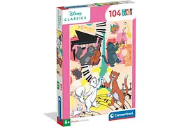 Пазл Clementoni SuperСolor: Коти-аристократи, Disney (SuperСolor - Disney Aristocats Puzzle - 104 pcs.), 104 ел. (25048)