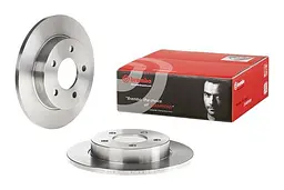 Диск гальмівний невентильований Mazda 3, 5 99-14р Brembo (08.A029.10) - мініатюра 2