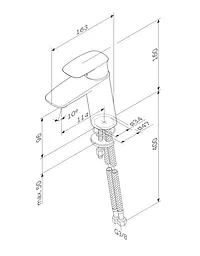 Змішувач для раковини AM.PM Spirit 2.1 F71A02100 - мініатюра 10