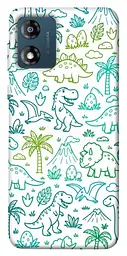 TPU чохол Demsky Dino pattern для Motorola Moto E13