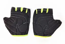 Велорукавиці Kands AL-1460 з короткими пальцями S Black-Light green (G0000067) - мініатюра 2