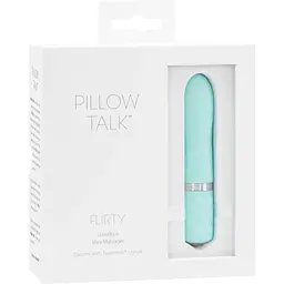 Розкішний вібратор Pillow Talk - Flirty Teal з кристалом Сваровські - мініатюра 7