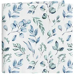 Пелюшкі муслінові Cosas Flowers CS2 75х100 см (MuslinDiapers_FoliageBlueMint_75x100)