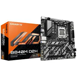 Материнська плата Gigabyte B840M D2H (B840M D2H) (Socket AM5, AMD B840, Micro-ATX) - мініатюра 4