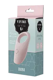 Кільце ерекційне з вібрацією Dream Toys Vivre Cockring Bibi силікон, акумулятор, водозахист - мініатюра 3